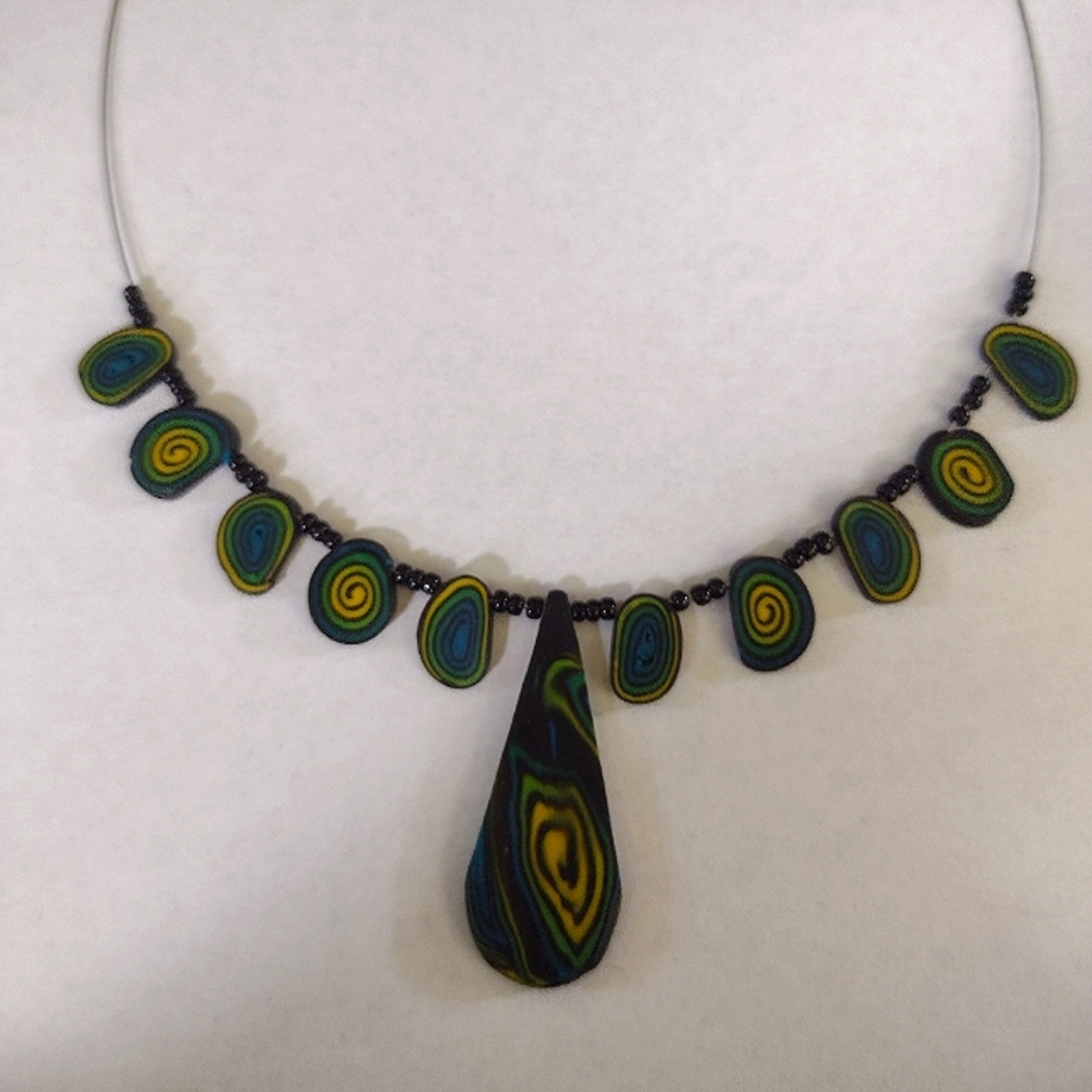 Homemade Polymer Clay Necklace